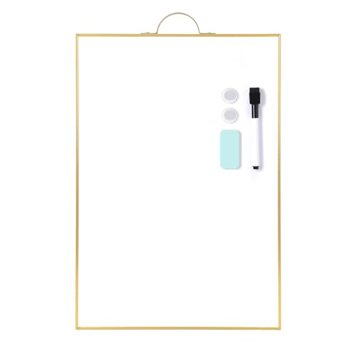 Okydoky Whiteboard, trocken abwischbar, 60 x 90 cm, tragbarer Aluminiumrahmen, großes Whiteboard mit Halter, Magnettafel für Büro, Zuhause, Küche, Schule
