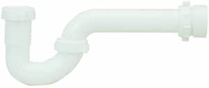 PROFLO PFPTP102 12-1/4" Plastic SJ Tubular P-Trap (1-1/4" X 1-1/2" Connections) - White