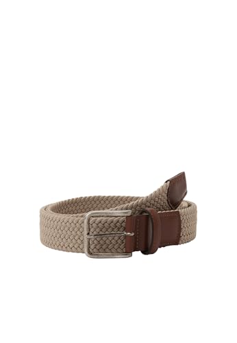 Ceinture flexible LLOYD W120 beige : finitions soignées et tresse haut de gamme
