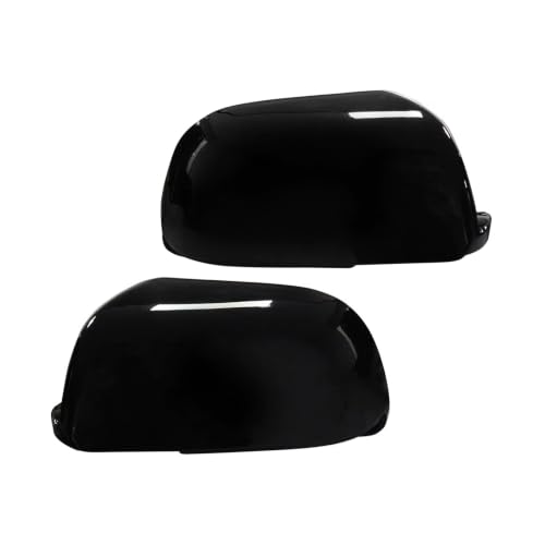 Coques de rétroviseur extérieur Polo 9N 2002-2005 noir brillant paire