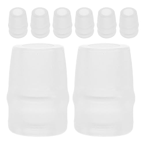 GOOHOCHY 8 Piezas Válvula de Mordida para Botella Deportiva Boquilla Suave de Silicona Repuesto Antigoteo para Hidratación Ciclismo y Running Orificio Interior