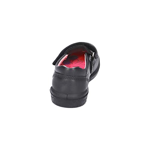 RICOSTA Lillia Mary Jane School Shoe Black Leather Removable Insole Velcro Strap3