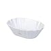 Singkasa/42-oz Porcelain Serving Bowls for Salad/Pasta/Soup/Dessert, 9x6.5x2.5 inches, White