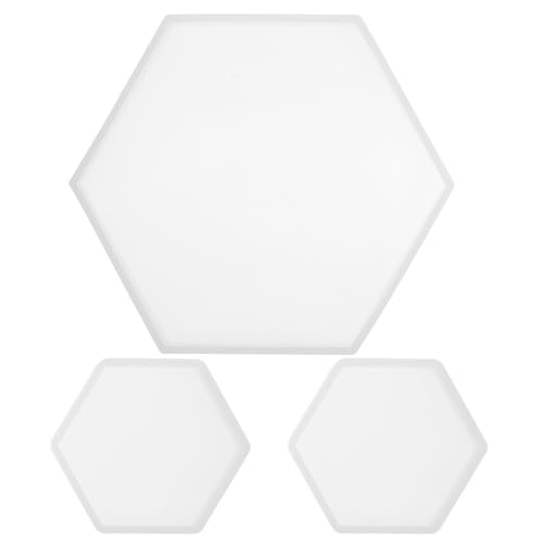 Catálogo para Comprar On-line Moldeado y fundición para comprar online. 50 HOODANCOS - Molde hexagonal de silicona para fundición de epoxi (3 unidades)