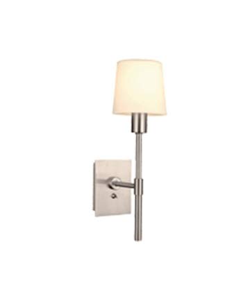 Bettlampe Racki Wandlampe Leseleuchte Leselampe Schalter Glas Nickel Aluminium