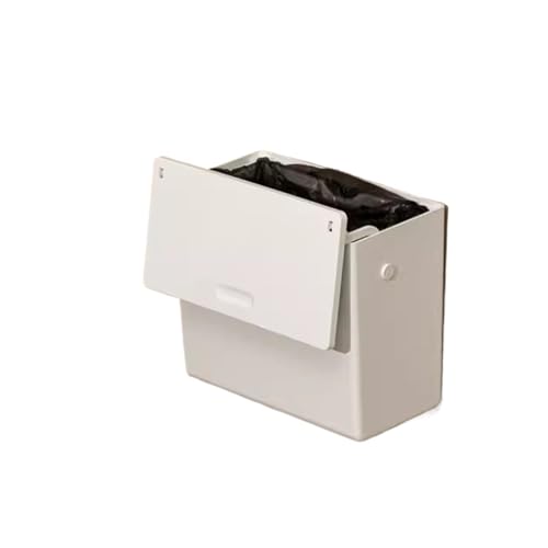 Caneca de basura de pared 6L con tapa para baño