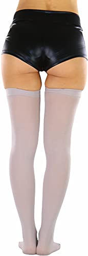 Image of ToBeInStyle Women's Lace Up Back Seam Tights Sheer or Opaque Hosiery Stockings Crisscross Lace Ribbon Zigzag Design