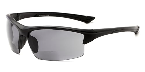 Readers.com Reading Sunglasses: The Roster Bifocal Reading Sunglasses rectangle Style for Men and Women