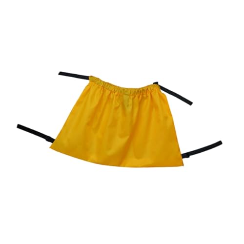 DYNWAVE Baby Stroller Hanging Bag Organizer, Universal Hanging Baby Carriage Organizer, Stroller Accessory Bag for Snacks, Yellow