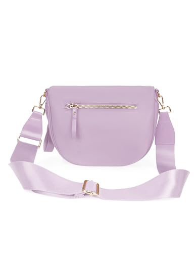 Image of FEIBOON Spacious Nylon Crossbody Bag Bum Bag Handbags Wallets Purses Trendy Shoulder Bag for Women