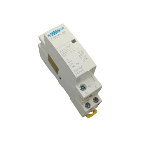 Contacteur rail Din 24V 25A élimine les surchauffes de ligne sur circuit 2NO