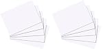 Herlitz – Herlitz Karteikarten A7 blanco VE:100 Stück weiß (Packung mi