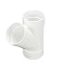 NDS 4P08C PVC 45-Degree Hub by Hub Wye Tubing, 4-Inch