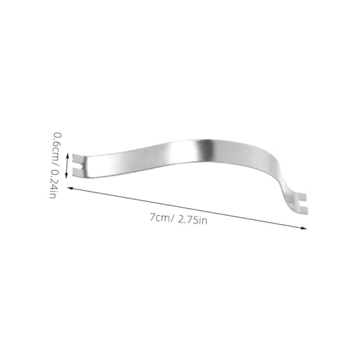 Image of Cabilock Aluminum Alloy Hook Back Plate Metal Spring Clips for Photo Frame Drywall Clips
