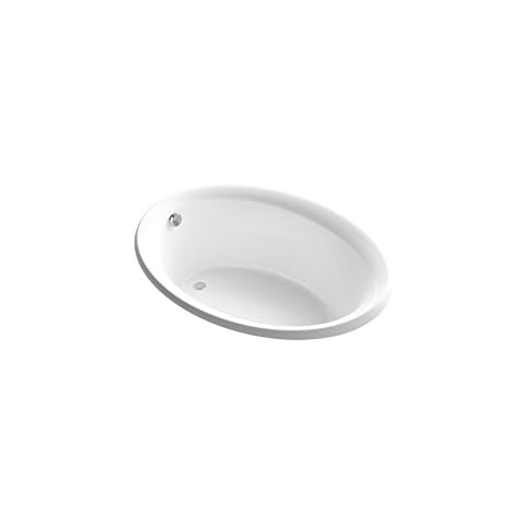KOHLER 71331100-0 Lawson 60 inch x 42 inch Oval Bath In White Cover