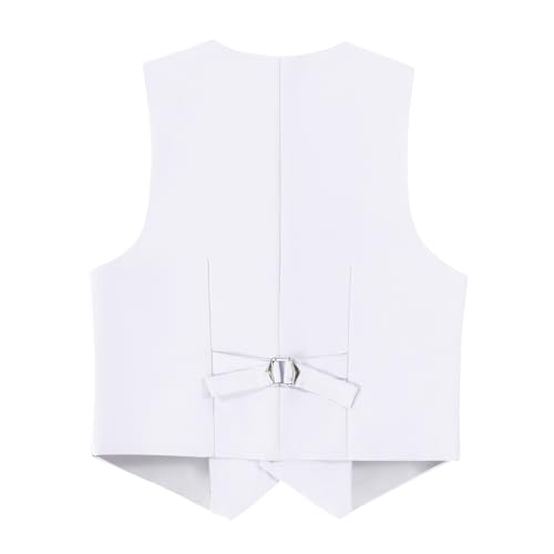 Image of Boys Formal Suit Vest Solid Vest for Toddler Kids Formal Wedding Outfit