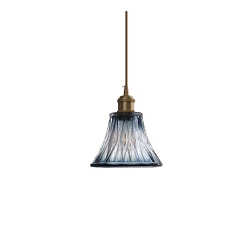Suspension en verre créative et de style vintage américain pour une décoration intérieure chic