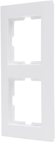 Kopp Athenis 2-fach Abdeckrahmen, arktis-weiß, matte Oberfläche, 402632067