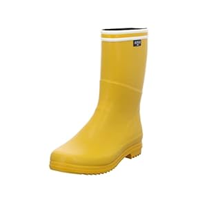 [AIGLE(エーグル)] RUBBERBOOTS 【SIGNATURE】シャンテブーツ ストライプ ラバーブーツ レディース イエロー EU 039(24.5 cm)" 