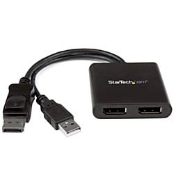 Get Popular Offer StarTech.com 2-Port Multi Monitor Adapter - DisplayPort 1.2 MST Hub - Dual 4K 30Hz or 1080p - USB Bus Powered - Video Splitter for Extended Desktop Mode on Windows PCs Only - DP to 2x DP (MSTDP122DP) Get Popular Offer StarTech.com 2-Port Multi Monitor Adapter - DisplayPort 1.2 MST Hub - Dual 4K 30Hz or 1080p - USB Bus Powered - Video Splitter for Extended Desktop Mode on Windows PCs Only - DP to 2x DP (MSTDP122DP)