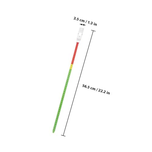 2pcs cinta métrica para medir circunferencia 56.5 cm miniatura 2
