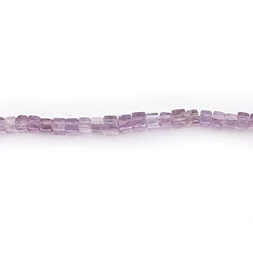Perles améthyste cubes lisses LKBEADS pour créer vos bracelets d'été