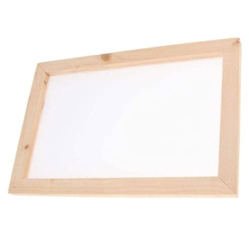 Consejos para Comprar Fabricación de papel - los preferidos. 43 Marco de malla para fabricación de papel madera, molde pantalla, herramientas para manualidades, impresión papel, 20x30cm