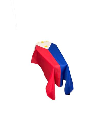 Bandera de Filipinas forma ataúd con colores vivos y bordes ultra resistentes