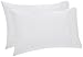 Pinzon 400-Thread-Count Hemstitch Egyptian Cotton Pillowcases - Standard, Light Grey (Set of 2)
