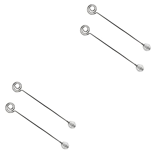 Beaupretty 4pezzi Inossidabile per Miscelazione Agitatore per Strumento per Trattamenti e Colori per