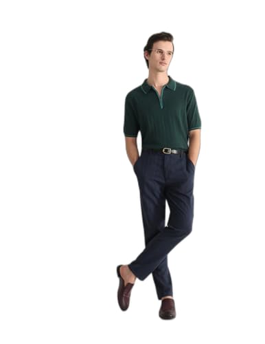 Image of Rare Rabbit Regular fit Textured Polo