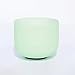 Hye-eun 432hz Crystal Singing Bowls Set,8-12inch Mint Green Sound Bath Bowl 8