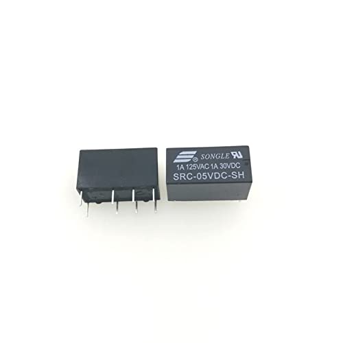 Relais SRC-05VDC-SH 5V 1A à 8 broches pour circuits imprimés, lot de 10 pièces - 4