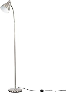 MiniSun Modern Brushed Chrome Adjustable Reading/Craft Floor Lamp