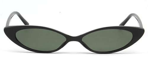 Cat Eye Sunglasses Oval Round Skinny Clout Goggles Small Vintage Glasses2