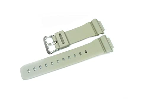 Bracelet montre Casio DW-5600M-8 résine grise rechange homme