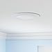 NICOR Lighting 6 inch White Recessed Shower Trim with Albalite Lens (17505)