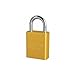 Lockout Padlock, KA, Yellow, 1/4In., PK12