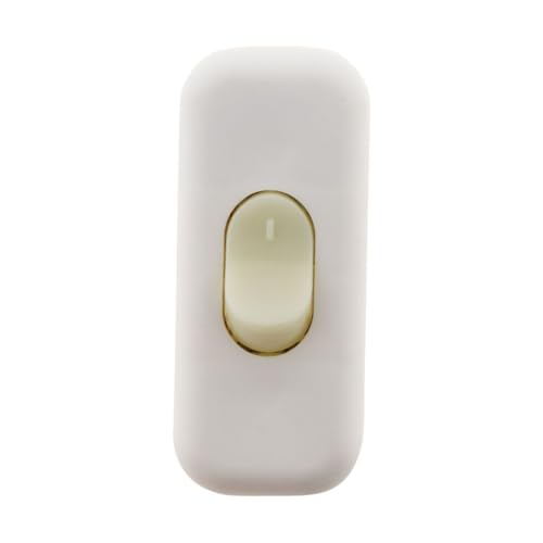 Zenitech - Unipolär Strömbrytare 2A - Elegant Och Diskret Design - Kompatibel Med Standard Elinstallationer - Hållbart Och Motståndskraftigt Material - Svart - Max Effekt 2A