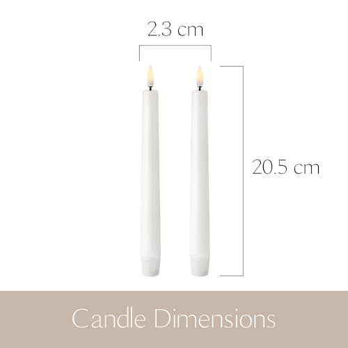 Uyuni Piffany Copenhagen flammenlose LED-Kerzen im Doppelpack