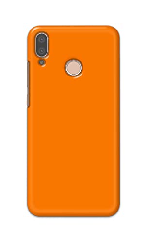 Image of Plain Orange Hard Back Case Cover for Huawei P20 Lite /Huawei Nova 3e, ANE-LX1, ANE-LX2, ANE-LX3 Back Cover -(J5) VNS2229
