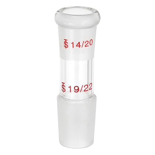 Adaptateur en verre borosilicate 14/20 à 19/22 PATIKIL Style 25