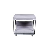 greemotion PET Hundebett mit Dach aus Aluminium und 100% Polyester, 63 x 65 x 65 cm Hundeliege grau