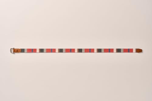 johnnie-O Bowen D-Ring Canvas Striped Belt3