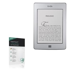 BoxWave Screen Protector Compatible With Kindle Touch 3G - ClearTouch Crystal Anti-UV EyeCare (2-Pack), Filters out Harmful Blue Light Reduce Fatigue