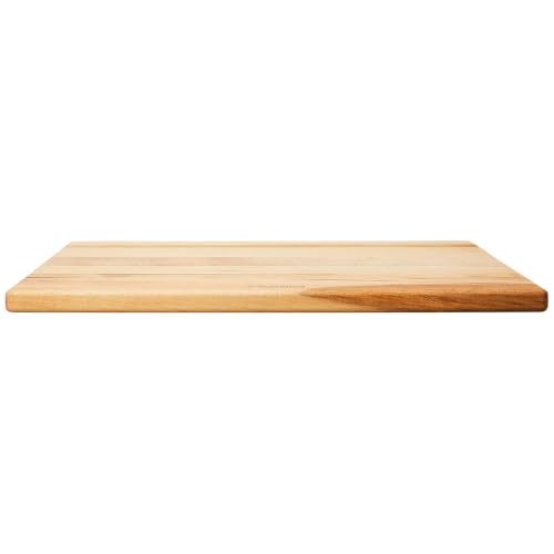Tabla de cortar rectangular de madera de arce 43x36 cm miniatura 1