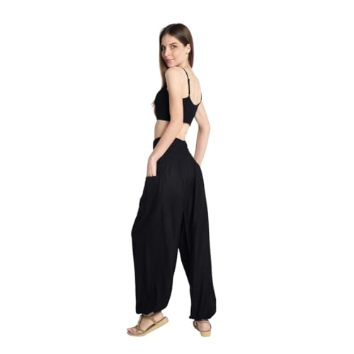 Tranquil Threads High-Waisted Boho Harem Yoga Pants for Women3