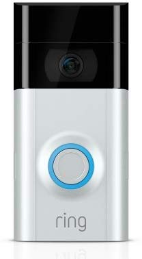 Video Doorbell 2 by Ring WiFi Enabled 8VR1S7-0EN0 V2 Advanced Security Wi-Fi Video Doorbell - Quantity 1