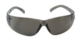 Radnor 64051216 Series Safety Glasses With Charcoal Frame And Gray Anti-Fog Lens