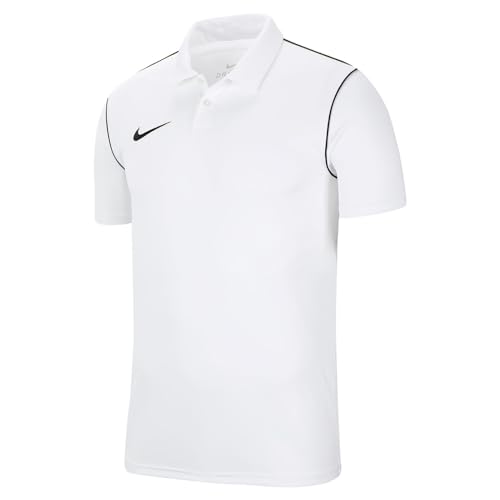NIKE BV6879-100 M NK DF PARK20 Polo Sweatshirt Hombre White/Black/(Black) Tamaño L